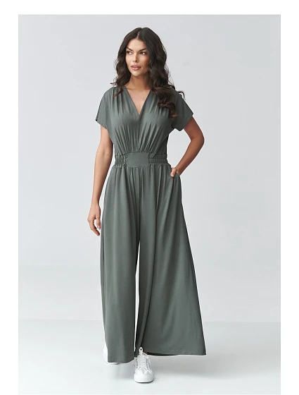 Dámský Overal model 225680 Makadamia Dámský Overal model 225680 Makadamia