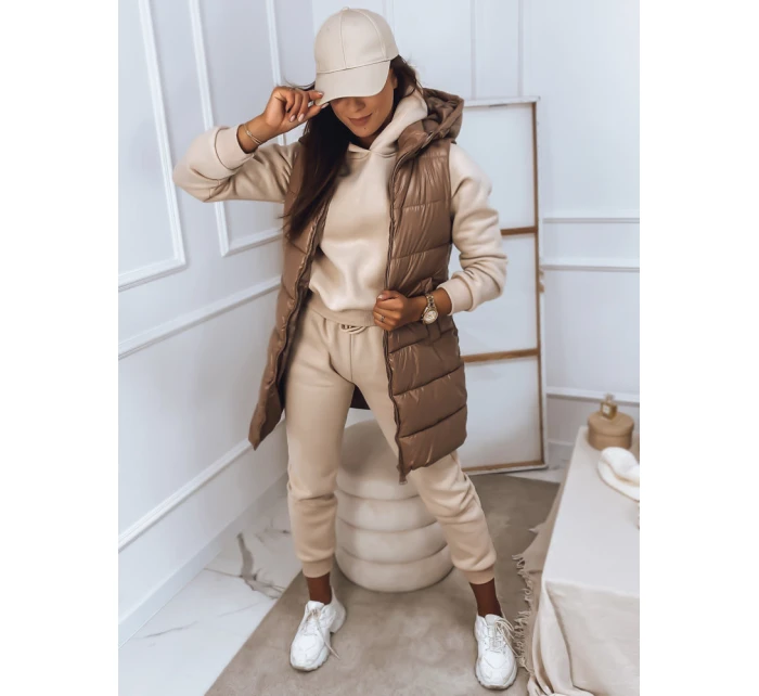 Dámská velbloudí vesta ARAS FashionStreet TY2852 Dámská velbloudí vesta ARAS FashionStreet TY2852