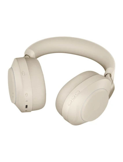 Jabra Evolve2 85 UC Stereo sluchátka do uší Link380a, béžová