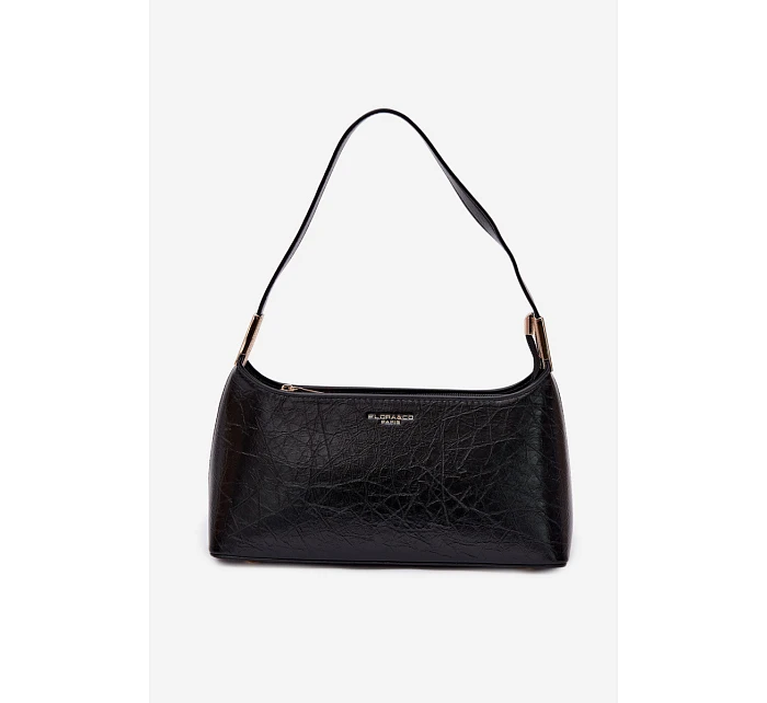 Kožená kabelka Černá Tielle