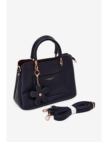 Kabelka z umělé kůže přívěsek modrá model 22220979 - Flora&Co