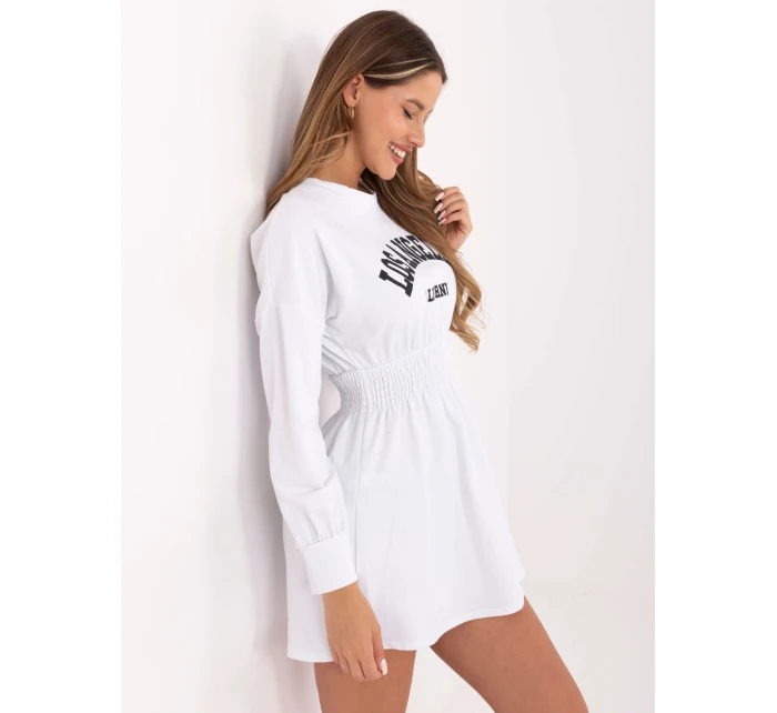 Sukienka DHJ SK model 20961807 biały - FPrice Sukienka DHJ SK model 20961807 biały - FPrice