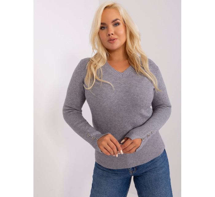 Sweter PM SW PM 3770.30 szary