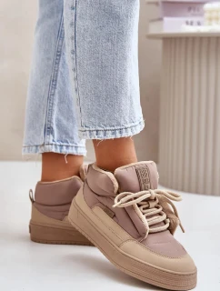 Zateplené Dámské Tenisky Big Star Béžové