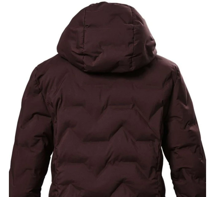 Dámská prošívaná bunda Killtec KOW 9 s kapucí dlouhá bordó (41806/447) -Killtec Dámská prošívaná bunda Killtec KOW 9 s kapucí dlouhá bordó (41806/447) -Killtec