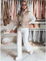 Dámská krátká oboustranná vesta CHIPUFF camel FashionStreet TY4825