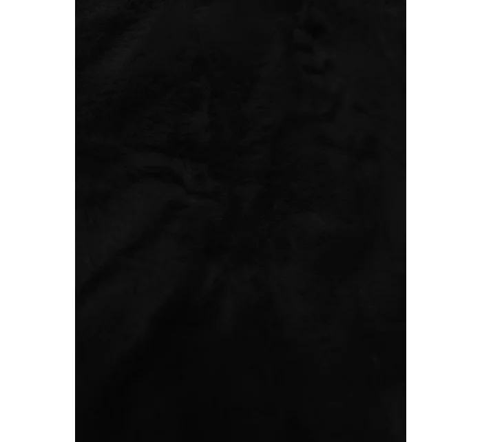 Černá dámská s límcem model 21345470 - STELLA FASHION