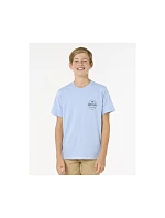 Dětské tričko RIP CURL STAPLE TEE – BOY, modré Dětské tričko RIP CURL STAPLE TEE – BOY, modré