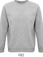 SOL'S Space Unisex raglánová mikina z bio bavlny 25.3567 grey melange