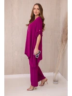 Sada halenky + kalhot s přívěskem švestka