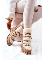 Zateplené boty Trapper Béžove model 21569580 - Boto