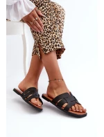 Ploché Dámské Žabky Z Černé model 21661041 - EVENTO Ploché Dámské Žabky Z Černé model 21661041 - EVENTO