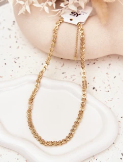 Zlatý náhrdelník ze chirurgické oceli