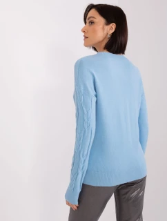 Sweter AT SW model 19040929 jasny niebieski - FPrice