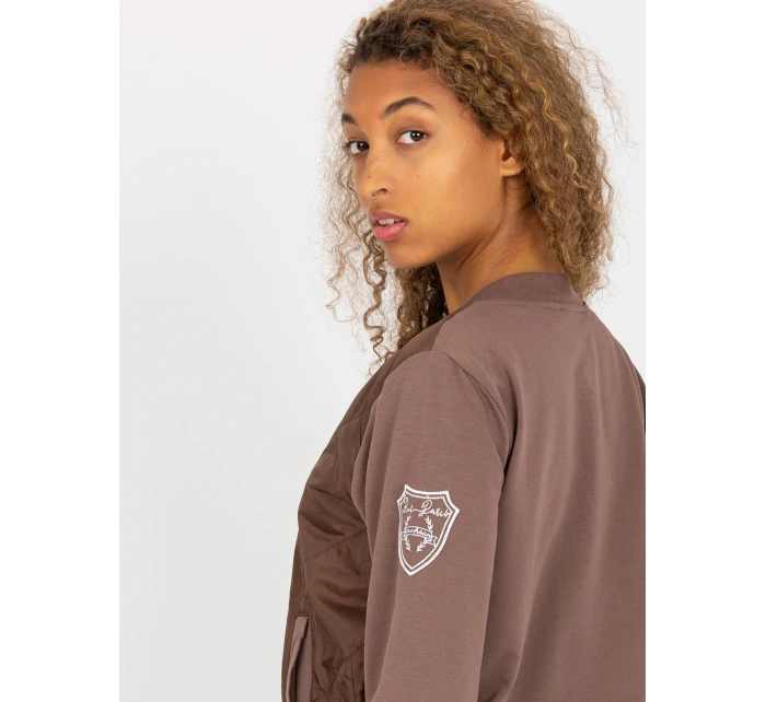 Mikina RV BL 8225.88 hnědá