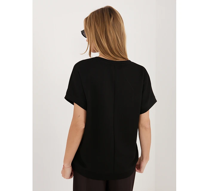Bluzka RV BZ model 22102608 czarny - FPrice Bluzka RV BZ model 22102608 czarny - FPrice