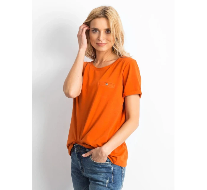 Tričko RV TS 4838.51P tmavě oranžová