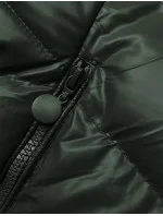 Tmavě zelená dámská zimní bunda (5M3139-238) Tmavě zelená dámská zimní bunda (5M3139-238)