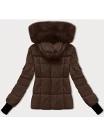 Dámská zimní bunda v barvě s odepínací kapucí model 21248241 - S'WEST