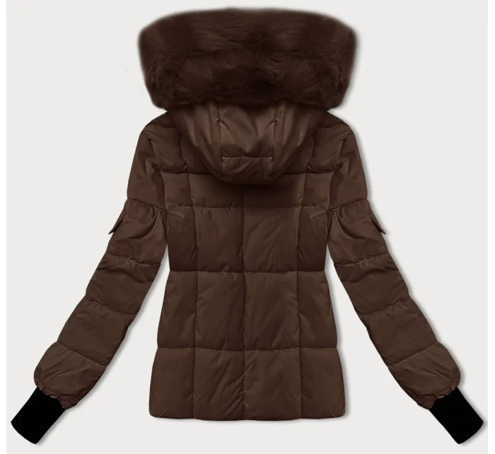 Dámská zimní bunda v barvě s odepínací kapucí model 21248241 - S'WEST