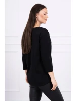 Halenka s potiskem Originální černá