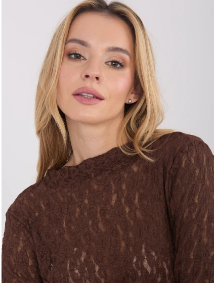 Bluzka IT BZ model 21834320 brązowy - FPrice Bluzka IT BZ model 21834320 brązowy - FPrice