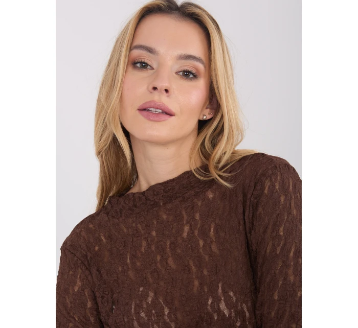 Bluzka IT BZ model 21834320 brązowy - FPrice Bluzka IT BZ model 21834320 brązowy - FPrice