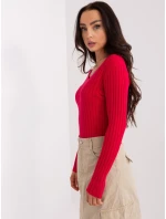 Sweter PM SW model 18959372 czerwony - FPrice Sweter PM SW model 18959372 czerwony - FPrice