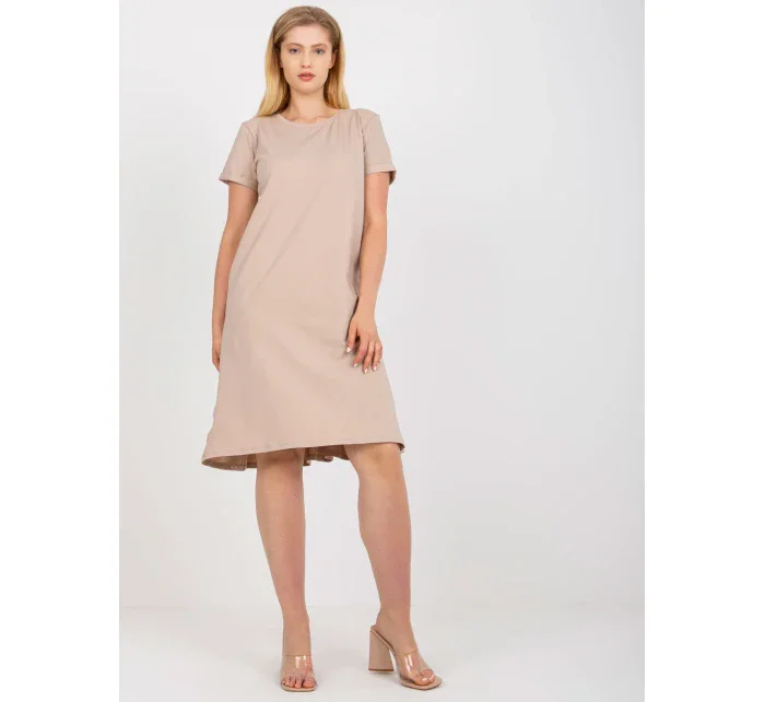 Šaty RV SK 7912.10P béžová Šaty RV SK 7912.10P béžová
