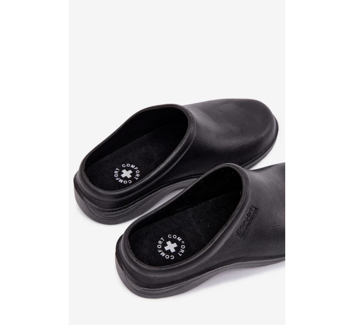 Pánské pěnové pantofle chodaky – černé