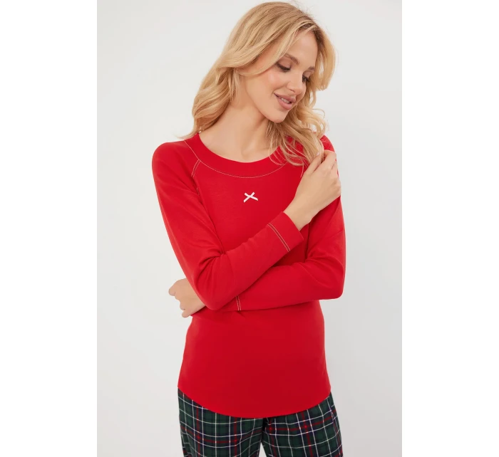 Italian Fashion Foggia long length sp. barva:červená/potisk Italian Fashion Foggia long length sp. barva:červená/potisk