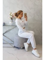 Bavlněná 3dílná souprava bílá