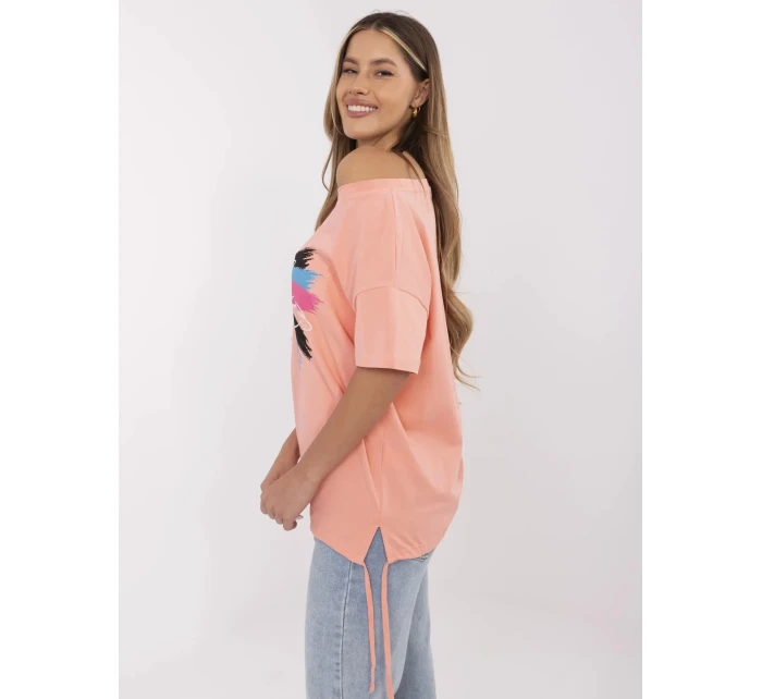 T shirt CLM TS model 21121756 koralowy - FPrice