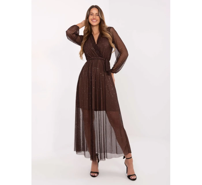 Šaty IT SK 21808.01 hnědá Šaty IT SK 21808.01 hnědá