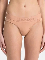 Dámské tanga QF4942E-YUT tělová - Calvin Klein