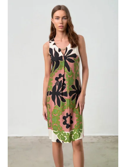 Dámské letní šaty Folegandros 18438  černá vzor - Vamp