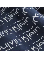 Pánské pyžamo L/S PANT SET 000NM2184E GVB tm. modré - Calvin Klein