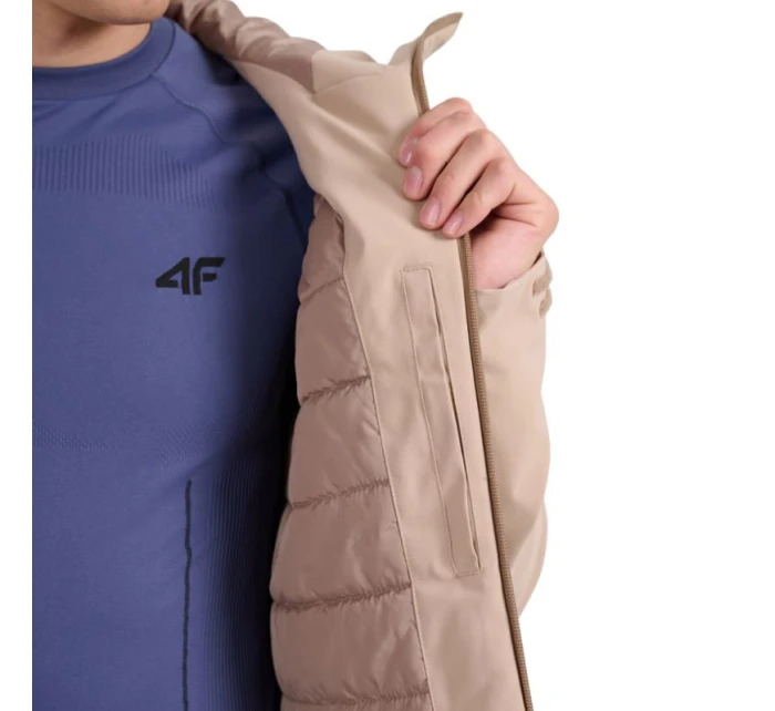 Pánská lyžařská bunda  beige WAW25TTJA 83S pánské model 21720648 - 4F