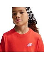 Dětské tričko Sportswear oranžové model 22219398 - NIKE Dětské tričko Sportswear oranžové model 22219398 - NIKE