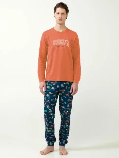 Vamp - Pánské pyžamo s potiskem 21610 - Vamp