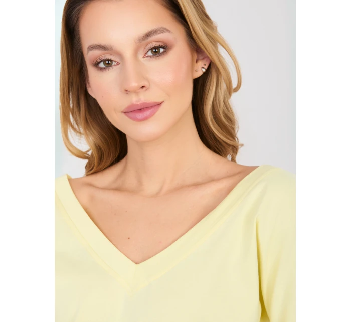 Bluzka RV BZ model 22013850 jasny żółty - FPrice