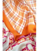 Saténová kostkovaná šála model 21066673 - Art of polo