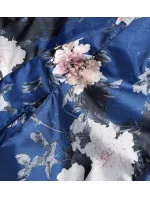 Světle modrá dámská oboustranná bunda s kapucí model 17099153 - Andrea Lee