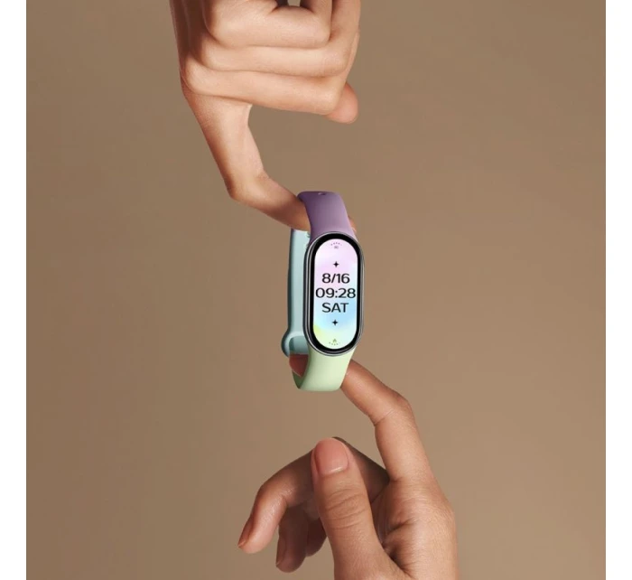 Xiaomi SmartBand Smart Band 10 Silver AMOLED 4,37 cm (1,72") Stříbrná