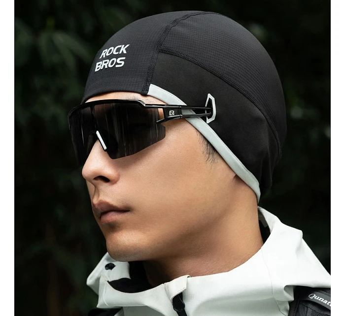 Rockbros M016 zimní větruodolná cyklistická čepice velikost 54-61 cm - černá