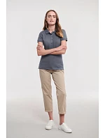 Dámské elastické piqué polo 10. convoy grey model 22473807 - Russell Athletic Dámské elastické piqué polo 10. convoy grey model 22473807 - Russell Athletic