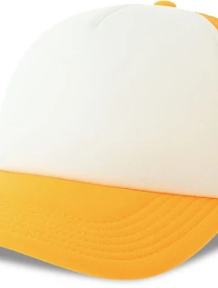 Atlantis Headwear Rapper-S 5 panelová Trucker kšiltovka 33.0262 white/yellow