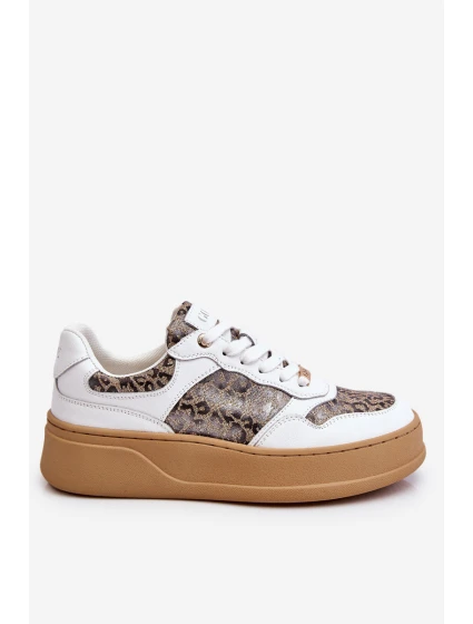 Dámská pohodlná sportovní obuv GOE LL2N4052 Bílo-béžová Dámská pohodlná sportovní obuv GOE LL2N4052 Bílo-béžová