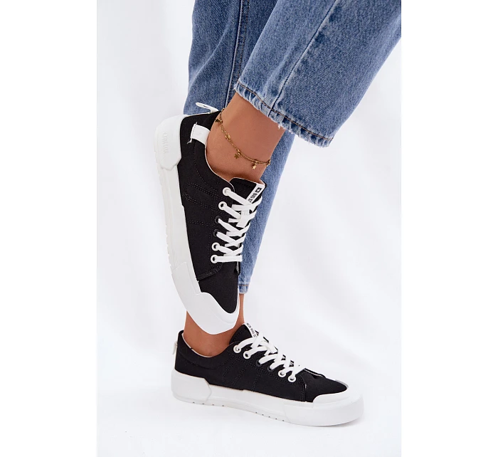 Dámské tenisky Big Star Memory Foam Černé model 22100160 - Big Star Shoes Dámské tenisky Big Star Memory Foam Černé model 22100160 - Big Star Shoes