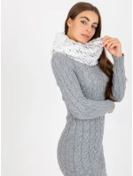 Tunelová šála AT KM model 21370601 bílá - FPrice Tunelová šála AT KM model 21370601 bílá - FPrice